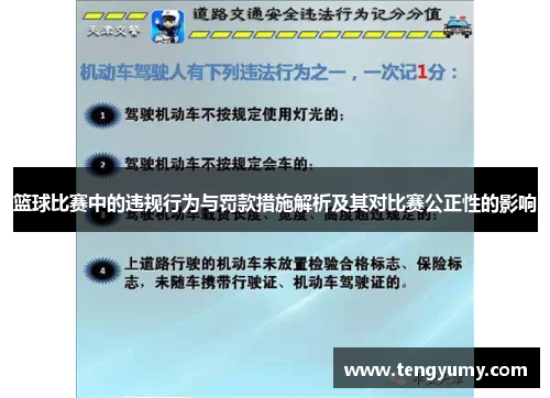 篮球比赛中的违规行为与罚款措施解析及其对比赛公正性的影响